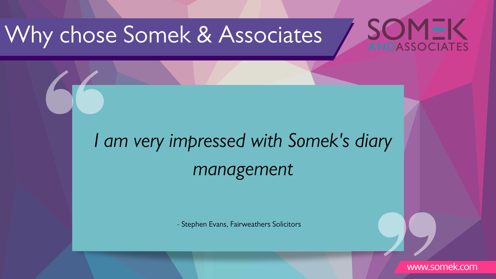 Top 5 Reasons For Choosing Somek & Associates