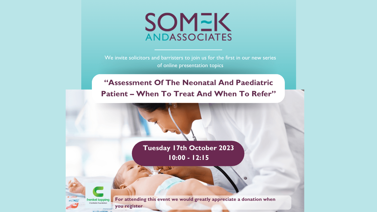 Assessment Of The Neonatal & Paediatric Patient
